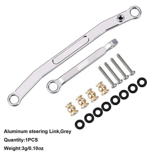 INJORA CNC Aluminum Steering Links For SCX24 AX24