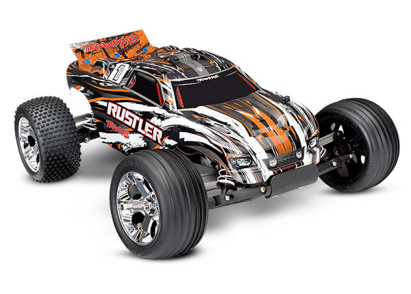 Traxxas Rustler 1/10 RTR Stadium Truck (Orange) w/XL-5 ESC, TQ 2.4GHz Radio, Battery & DC Charger (Discontinued)