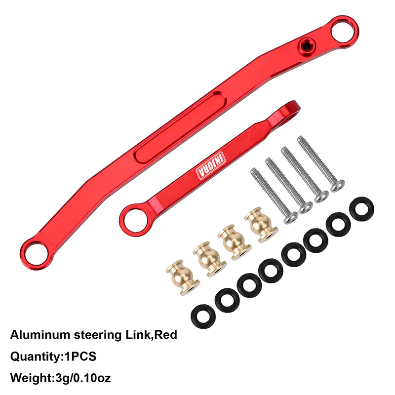 INJORA CNC Aluminum Steering Links For SCX24 AX24