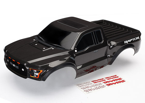 Traxxas 2017 Ford Raptor Pre-Painted Short Course Slash 2WD Body (Black)