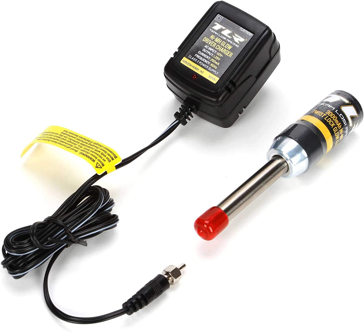 Team Losi Racing Twist Lock Glow Igniter w/Charger