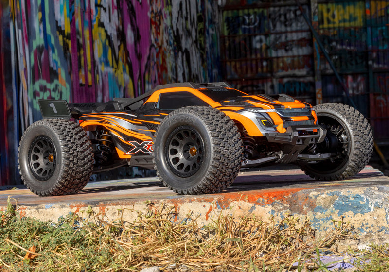 TRAXXAS XRT™: Brushless Electric Race Truck with TQi™ Traxxas Link™ Enabled 2.4GHz Radio System, Velineon® VXL-8s brushless ESC (fwd/rev), and Traxxas Stability Management (TSM)