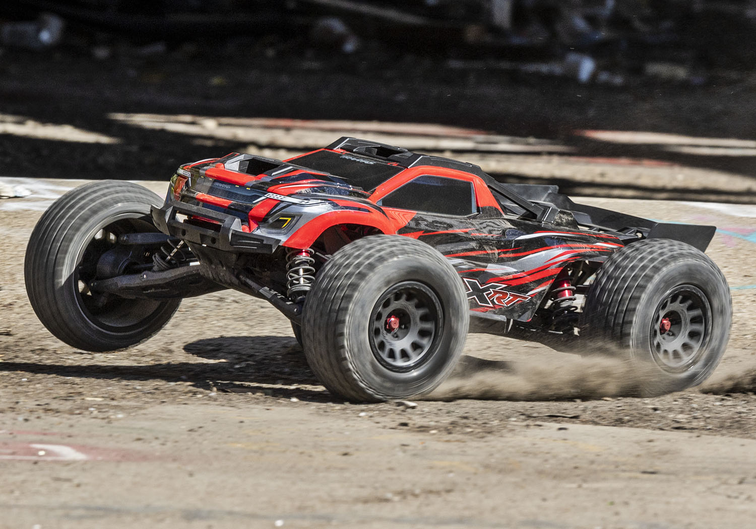 TRAXXAS XRT™: Brushless Electric Race Truck with TQi™ Traxxas Link™ Enabled 2.4GHz Radio System, Velineon® VXL-8s brushless ESC (fwd/rev), and Traxxas Stability Management (TSM)