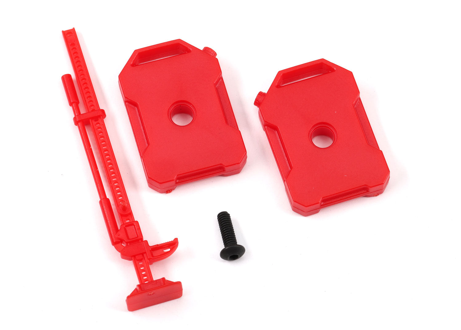 TRAXXAS TRX4M Fuel canisters (left & right)/ jack (red) (fits #9712 body)