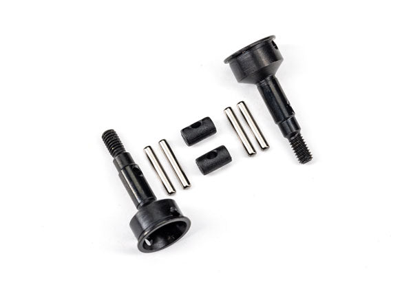 TRAXXAS TRX4M Stub axle, front (2)/ cross pins (2)/ drive pins (4)