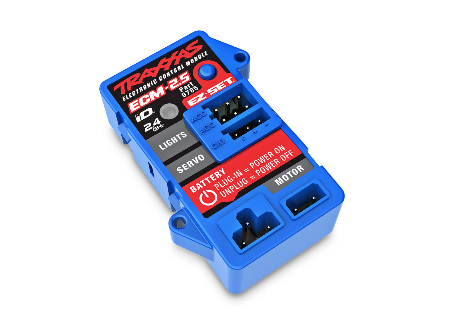 TRAXXAS  ECM-2.5 Electronic Control Module, waterproof (low voltage detection, fwd/rev/brake)