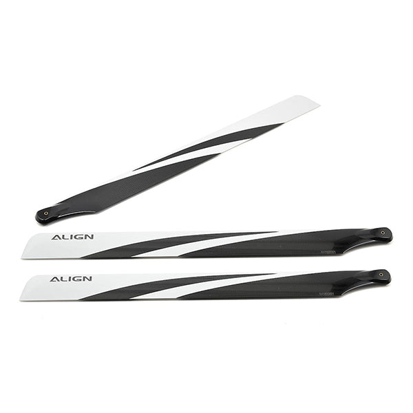 Align 520 Carbon Fiber Blades (3-Blade Set)