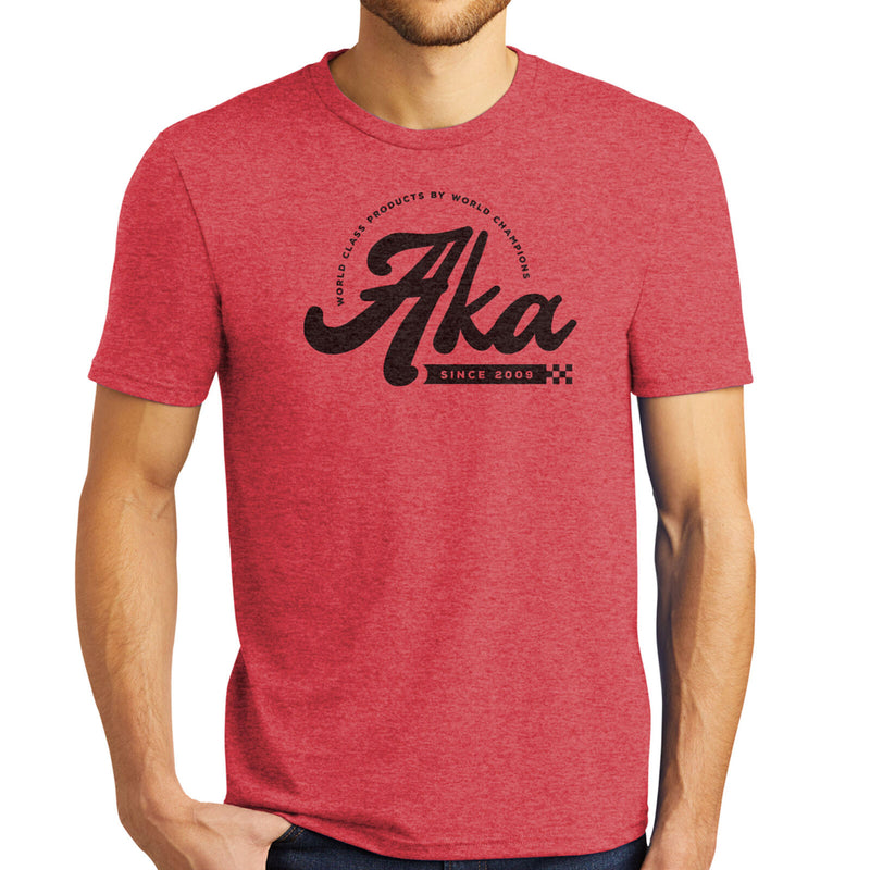 AKA Retro Tri-Blend Red T-Shirt