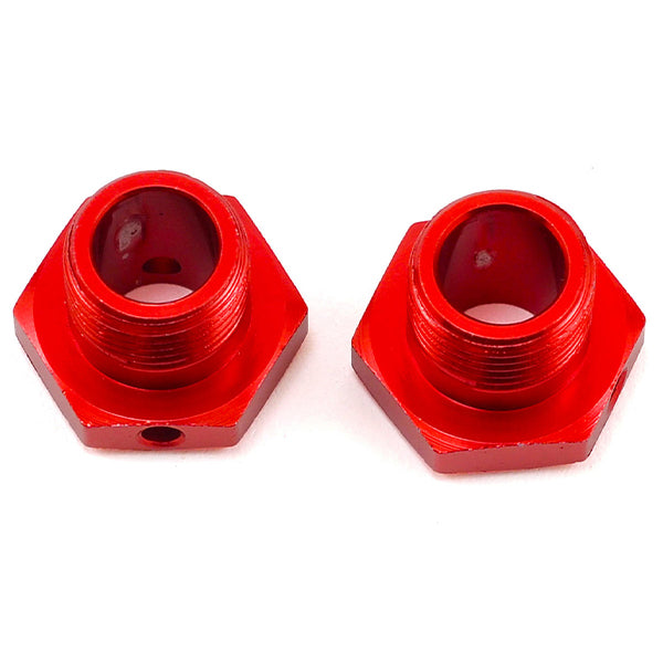 Arrma Wheel Hex Aluminum 17mm (13.6mm Thick) Red (2)