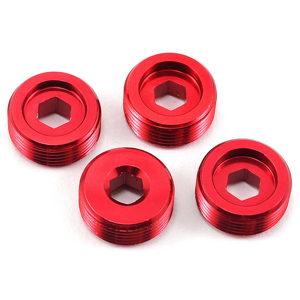 Arrma Aluminum Front Hub Nut (Red) (4)