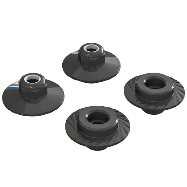 Arrma 5x8mm Flanged Lock Wheel Nut (4)