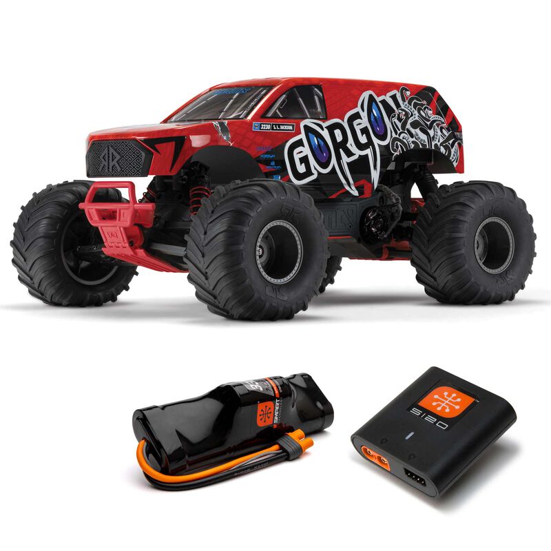 Arrma GORGON 4X2 MEGA 550 Brushed 1/10 Monster Truck RTR  w/SLT2 2.4GHz Radio, Battery & Charger