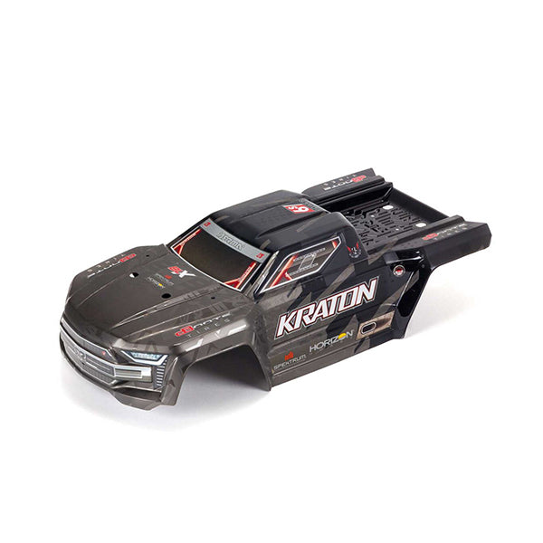 Arrma EXB Painted, Decaled & Trimmed Body, Black: KRATON 6S BLX Default Title