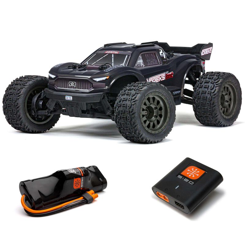 Arrma 1/10 VORTEKS 4X2 BOOST MEGA 550 Brushed Stadium Truck RTR with Battery & Charger