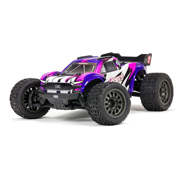 Arrma Vorteks 4X4 3S BLX 1/10 RTR Brushless Stadium Truck w/2.4GHz Radio Purple