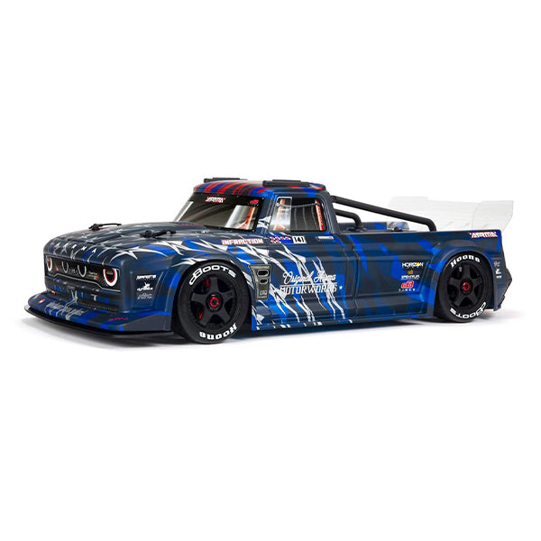 Arrma Infraction V2 6S BLX Brushless 1/7 RTR Electric 4WD Street Bash Truck w/DX3 2.4GHz Radio, Smart ESC & AVC Blue