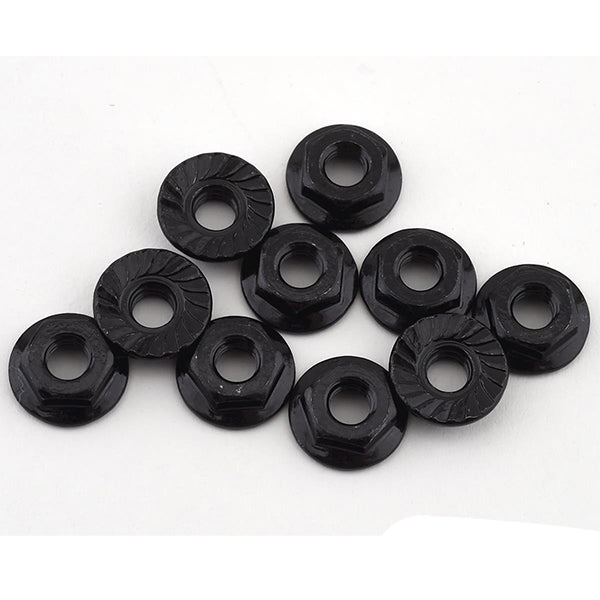 Team Associated M4 Low Profile Serrated Steel Wheel Nuts (10) Default Title