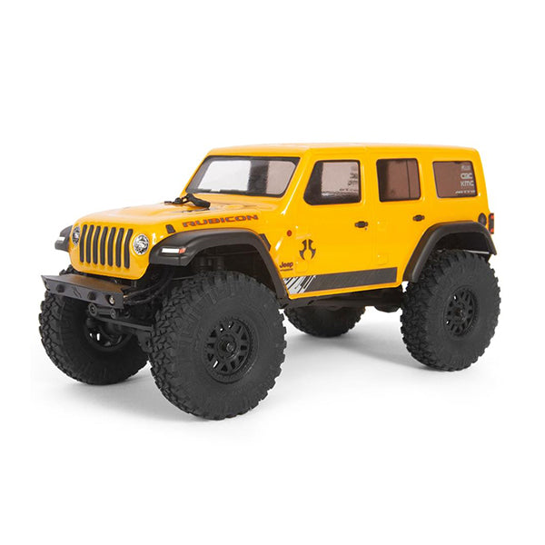 Axial SCX24 2019 Jeep Wrangler JLU CRC 1/24 4WD RTR Scale Mini Crawler w/2.4GHz Radio Yellow