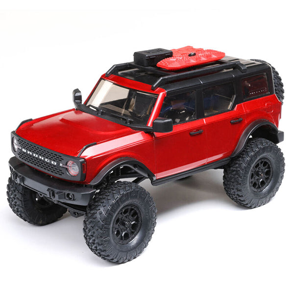 Axial SCX24 2021 Ford Bronco Hard Body 1/24 4WD RTR Scale Mini Crawler w/2.4GHz Radio Grey