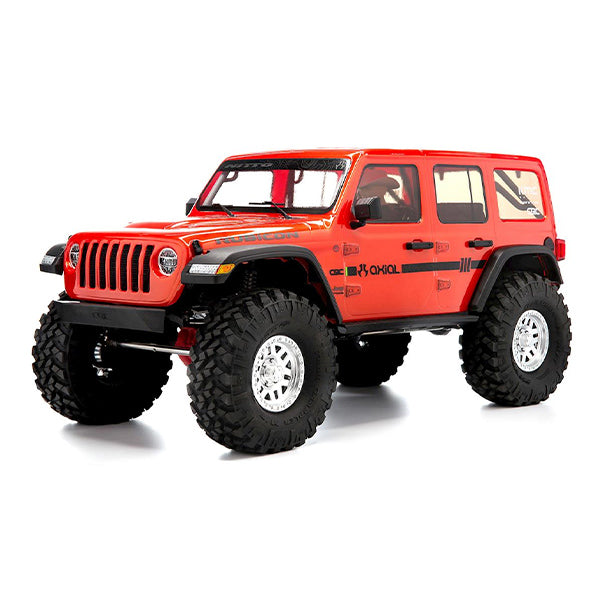 Axial SCX10 III "Jeep JLU Wrangler" RTR 4WD Rock Crawler w/Portals & DX3 2.4GHz Radio Red Orange