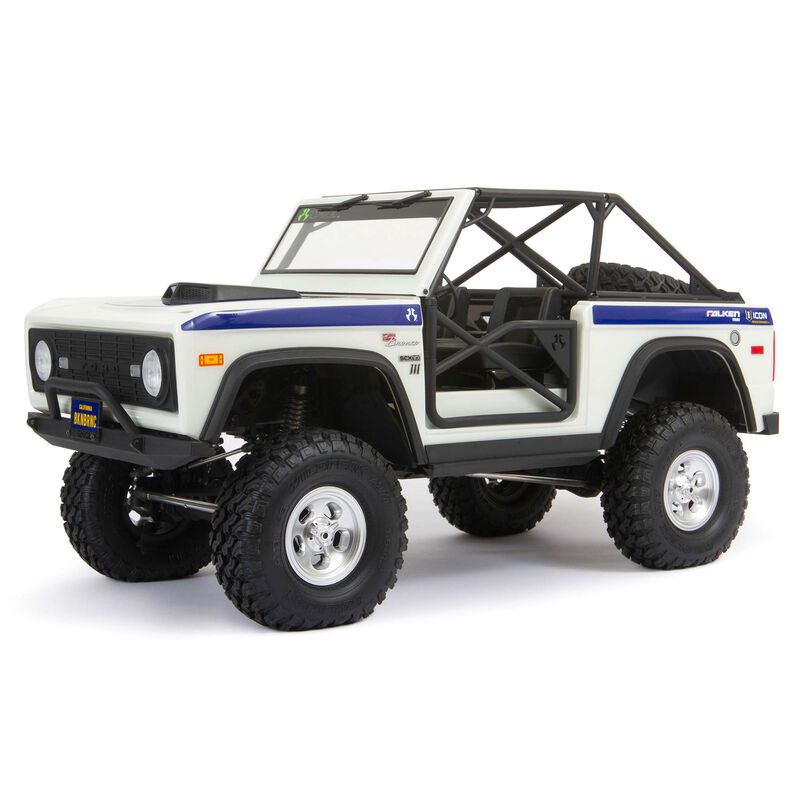 Axial SCX10 III "Early Ford Bronco" RTR 1/10 4WD Rock Crawler w/DX3 2.4GHz Radio White