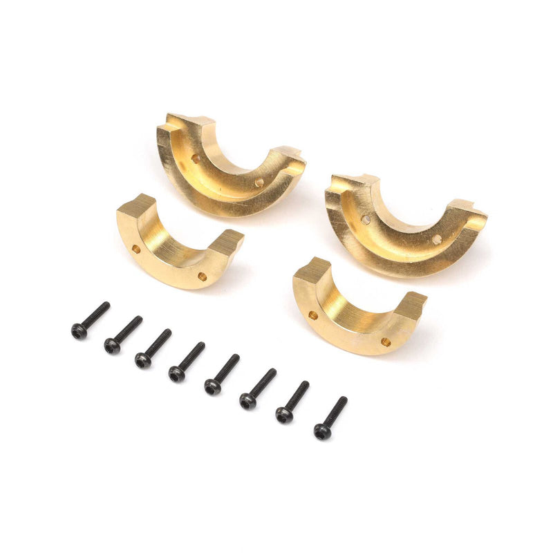 AXIAL Knuckle Weights, Brass (4): SCX24, AX24