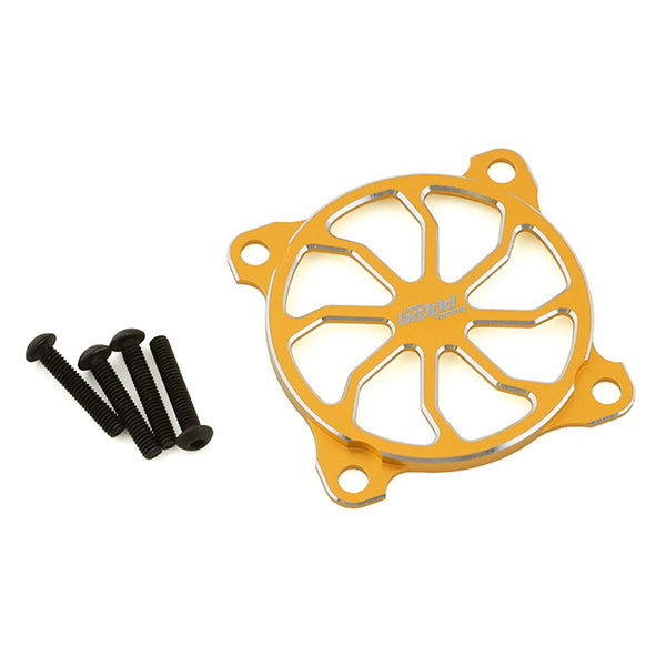 Team Brood 40mm Aluminum Fan Cover Yellow