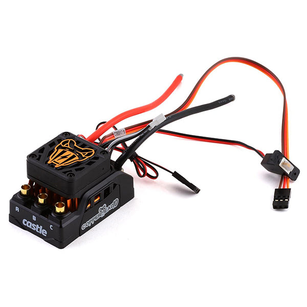 Castle Creations Copperhead 10 Waterproof 1/10 Scale Sensored Brushless ESC Default Title