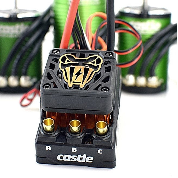 Castle Creations Copperhead 10 Waterproof 1/10 Sensored Combo w/1410 (3800Kv) (5mm Shaft, SCT Edition)