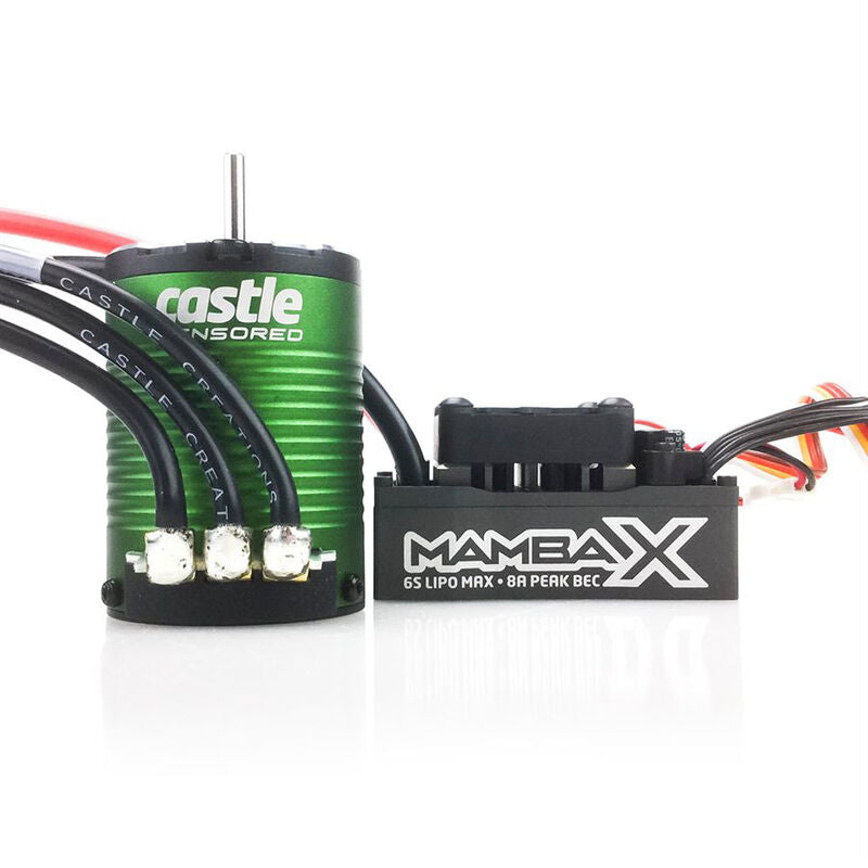 Castle Creations Mamba X 1/10 Brushless Combo w/1406 Sensored Motor (4600kV)