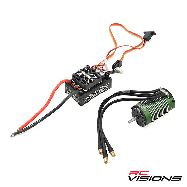 Castle Creations Mamba X Waterproof 1/8 Brushless Combo w/1512 Sensored Motor (1800kV) Default Title