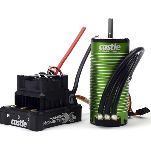 Castle Creations Mamba Monster X 8S ESC/Motor Combo w/1520 Sensored Motor (1650Kv) Default Title