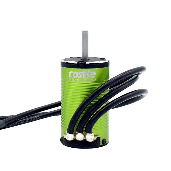 Castle Creations 1412 Sensored 4-Pole Brushless No Prep Drag Motor (6400kV) Default Title