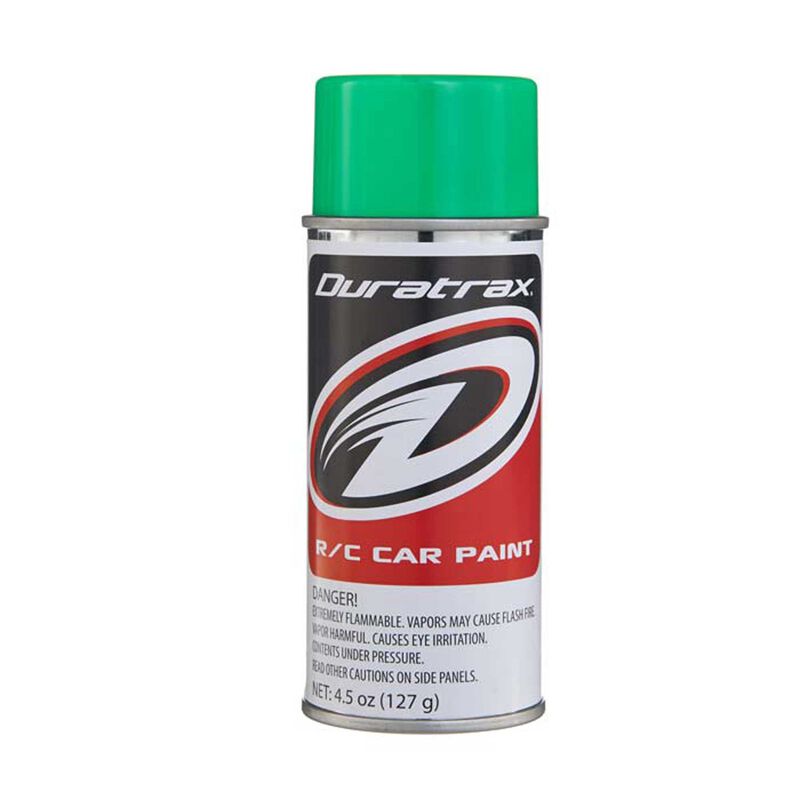 DuraTrax Polycarb Spray, Fluorescent Green, 4.5 oz