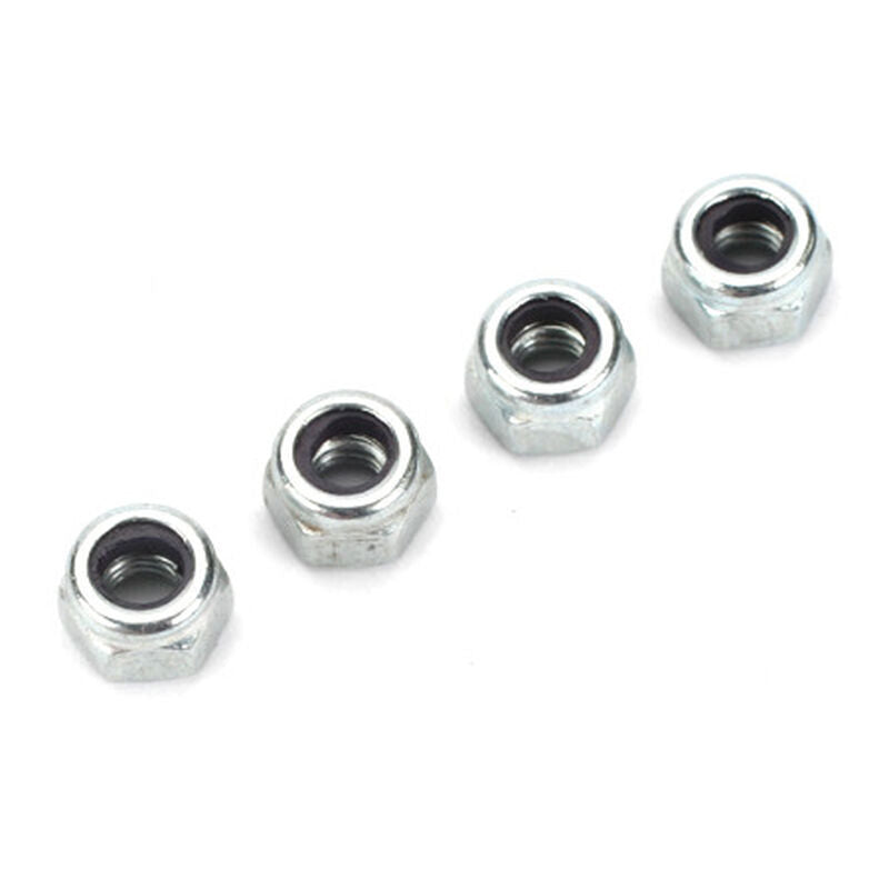 DuBro 3mm Nylon Insert Lock Nuts (4)