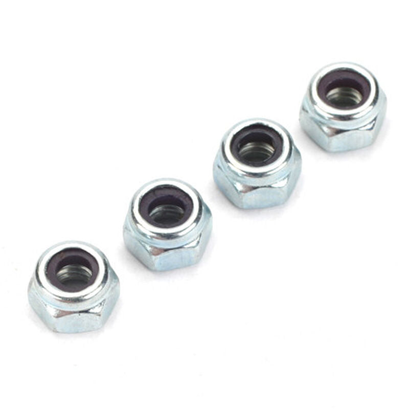 DuBro Insert Lock Nuts, Nylon, 4mm