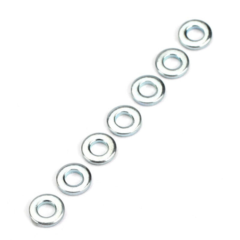 DuBro 2mm Flat Washers (8)
