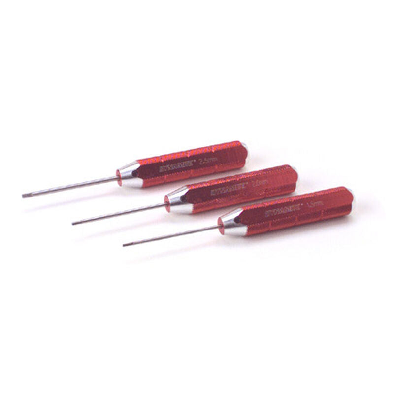 Dynamite Machined Hex Driver Metric Set (Red)
