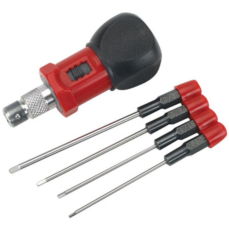 Dynamite 4 Piece Standard Hex Wrench Set w/Handle