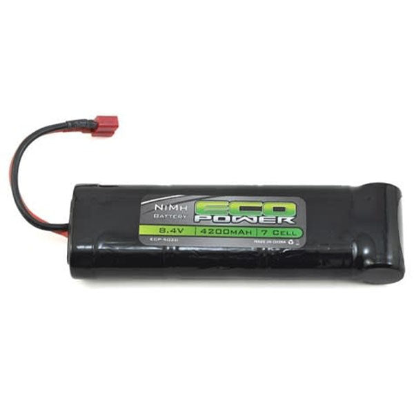 EcoPower 7-Cell NiMH Stick Pack Battery w/T-Style Connector (8.4V/4200mAh) Default Title