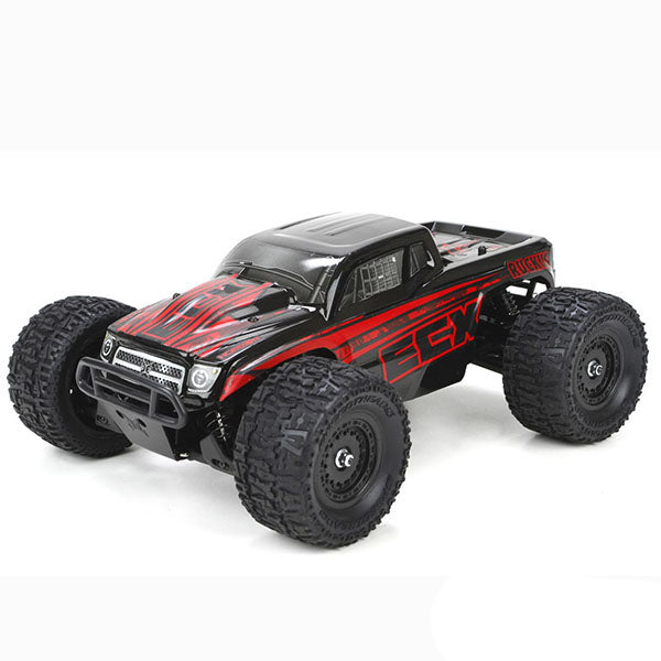 ECX Ruckus 1:18 4WD Monster Truck: Black/Red RTR Default Title