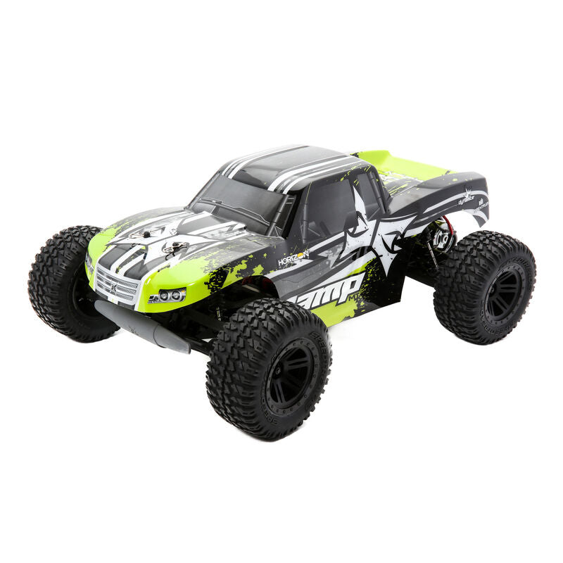 ECX 1/10 AMP MT 2WD Monster Truck Brushed RTR, Black/Green