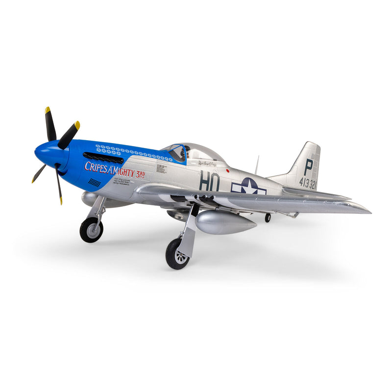 E-FLITE P-51D Mustang 1.2m BNF Basic with AS3X and SAFE Select “Cripes A’Mighty 3rd”
