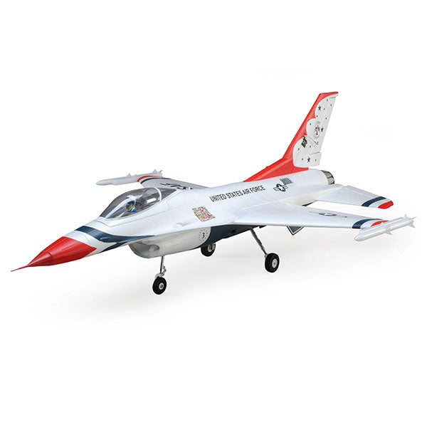 E-flite F-16 Thunderbird 70mm BNF Basic Electric Jet Airplane (815mm) w/AS3X & SAFE Select Default Title   EFL78500