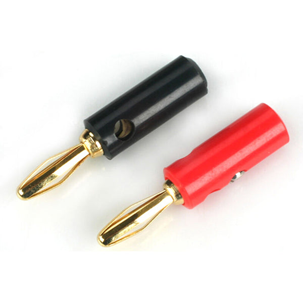 E-flite Gold Banana Bullet Plug Set w/Screws Default Title