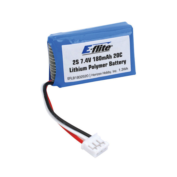E-flite 2S LiPo Battery 20C (7.4V/180mAh) w/UMX Connector Default Title