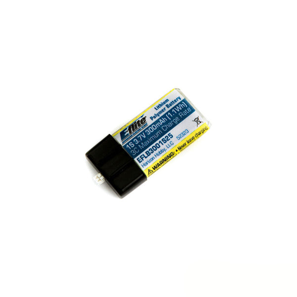 E-flite 1S 25C LiPo Flight Battery (3.7V/300mAh) Default Title