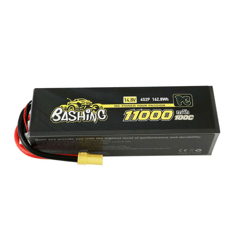 Gens Ace Bashing Pro 4s LiPo Battery Pack 100C (14.8V/11000mAh) w/EC5 Connector