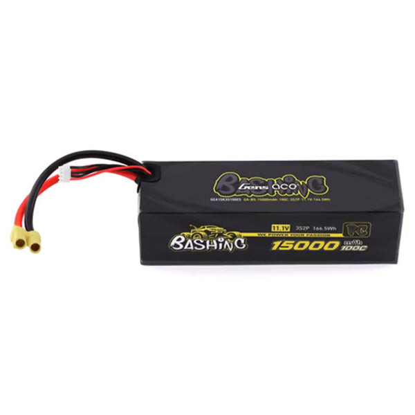 Gens Ace Bashing Pro 3s LiPo Battery Pack 100C (11.1V/15000mAh) w/EC5 Connector Default Title