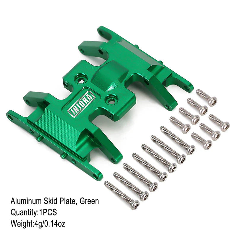 INJORA Aluminum Gearbox Mount, Transmission Skid Plate For Axial SCX24 -  - INJORA